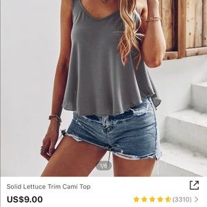 SHEIN grey tank
